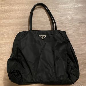 Prada black fabric bag